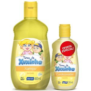 Kit Shampoo Infantil Baruel Xuxinha Suave 400Ml + Condicionador Xuxinha Suave 210Ml