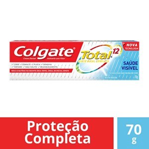 Creme Dental Colgate Total 12 Saúde Visível 70G