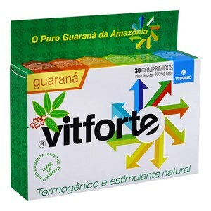 Vitforte Guaraná 30 Comprimidos 