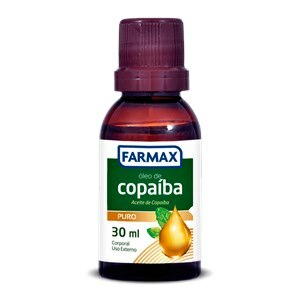 Óleo Corporal De Copaíba Puro Farmax 30Ml