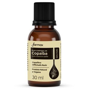 Óleo Corporal De Copaíba Puro Farmax 30Ml