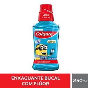 ENXAGUATÓRIO BUCAL COLGATE PLAX KIDS MINIONS 250ML