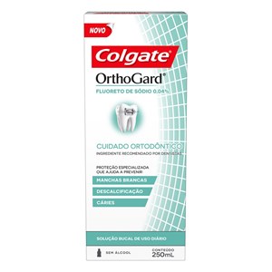 Enxaguatório Bucal Colgate Orthogard Sem Álcool 250Ml 