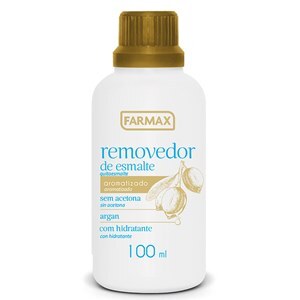 Removedor De Esmalte Sem Acetona Farmax Argan 100Ml