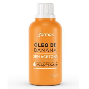 Óleo De Banana Sem Acetona Farmax 100Ml