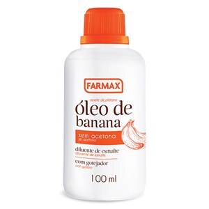 Óleo De Banana Sem Acetona Farmax 100Ml