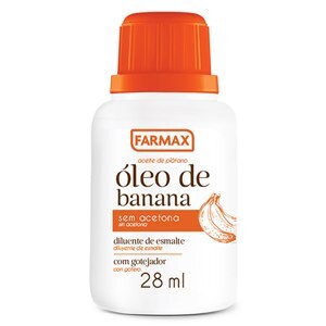 Óleo De Banana Sem Acetona Farmax 28Ml