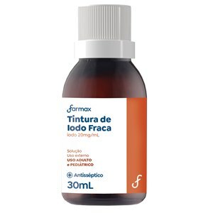 Tintura De Iodo 20Mg/Ml Farmax 30Ml