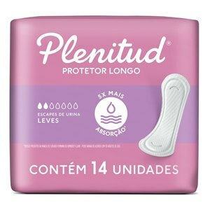 Protetor Diário Plenitud Femme Longo Sem Abas - 14 Unidades