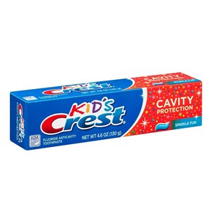 Creme Dental Crest Kids Cavity Protection Sparkle Fun 130G