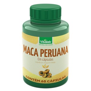 Maca Peruana 500Mg Vitalab 60 Cápsulas