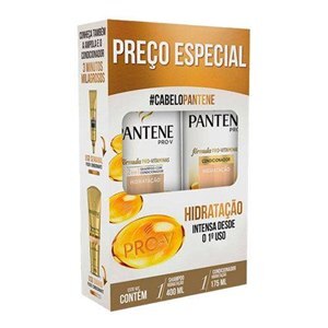 Kit Pantene Hidratação Shampoo 400Ml + Condicionador 175Ml 