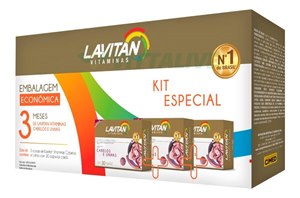 Lavitan Cabelos E Unhas 30 Cápsulas Leve 3 Pague 2
