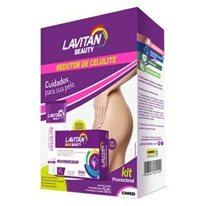 Kit Lavitan Beauty Redutor De Celulite (60 Cápsulas + Creme 200Ml) 