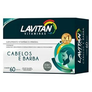Lavitan Cabelos E Barba 60 Cápsulas