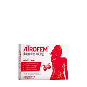 Ibuprofeno - Atrofem 400Mg 10 Cápsulas 