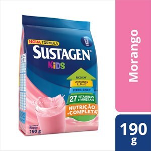 Sustagen Kids Sabor Morango Sachê 190G