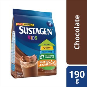 Sustagen Kids Sabor Chocolate Sachê 190G