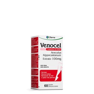 Castanha Da Índia - Venocel 100Mg 60 Cápsulas