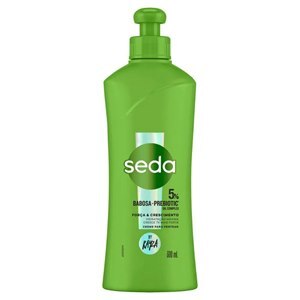 Creme Para Pentear Seda By Rayza Força E Crescimento 5% Babosa - Prebiotic 300ml
