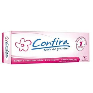 Teste Gravidez Confira Tira + Coletor 