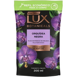 Refil Sabonete Líquido Lux Botanicals Orquídea Negra 200ml