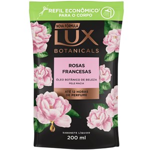 Refil Sabonete Líquido Lux Botanicals Rosas Francesas 200ml