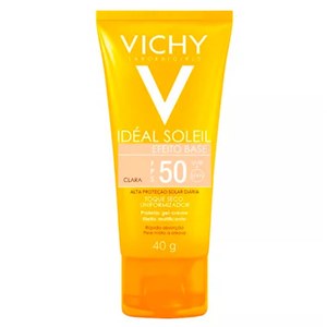 Protetor Solar Vichy Idéal Soleil Efeito Base Fps50 Cor Clara 40G