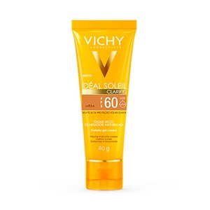Protetor Solar Vichy Idéal Soleil Clarify Fps60 Pele Média 40G