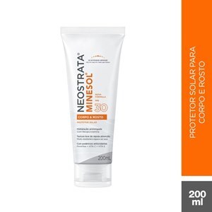 Protetor Solar Neostrata Minesol Rosto & Corpo Fluido Hidratante Fps30 200Ml