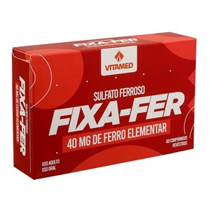 Sulfato Ferroso - Fixa-Fer 40Mg 60 Comprimidos