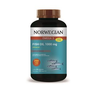 ÔMEGA 3 1000MG  NORWEGIAN  LEVE 250 CÁPSULAS + 50 GRÁTIS   SIDNEY OLIVEIRA 