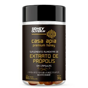 Extrato de Própolis Casa Apia 60 cápsulas Sidney Oliveira
