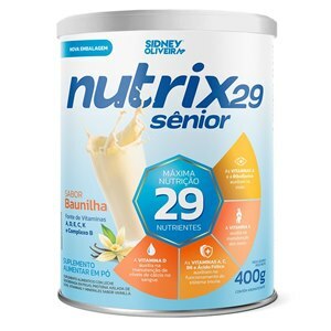 Nutrix 29 Sênior Sabor Baunilha 400g Sidney Oliveira