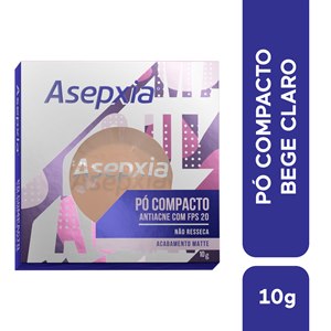 Maquiagem Asepxia Pó Compacto Bege Claro
