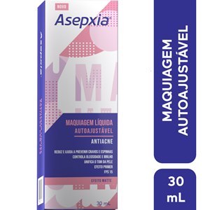 Maquiagem Antiacne Asepxia  Auto Ajustável 30Ml