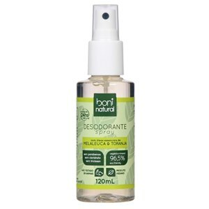 Desodorante Spray Boni Natural Vegano Melaleuca E Toranja 120Ml