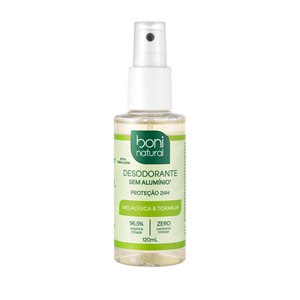 Desodorante Spray Boni Natural Vegano Melaleuca E Toranja 120Ml