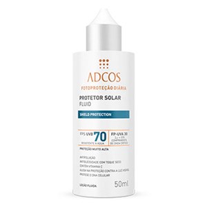 Adcos Protetor Solar Fluid Incolor Fps70 50Ml