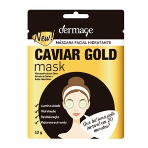 Máscara Facial Caviar Gold Mask Dermage  Sachê 10G