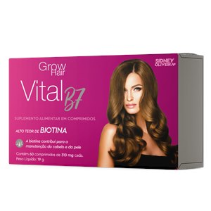 Grow Hair Vital B7 60 Comprimidos Sidney Oliveira