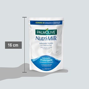 SABONETE LÍQUIDO PALMOLIVE HIDRATANTE NUTRI-MILK REFIL 200ML - Ultrafarma