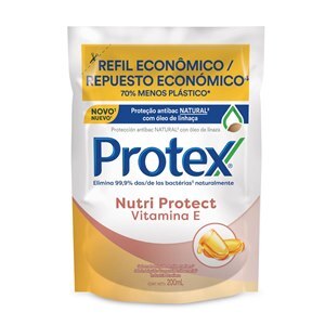 Sabonete Líquido Protex Nutri Protect Vitamina E Refil 200Ml