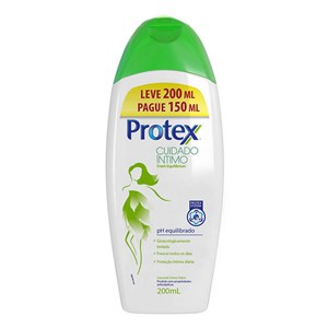 Sabonete Líquido Íntimo Protex Fresh Equilibrium - Leve 200Ml Pague 150Ml