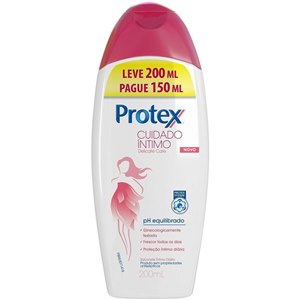 Sabonete Líquido Íntimo Protex Delicate Care Leve 200Ml Pague 150Ml