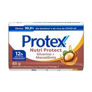 Sabonete Em Barra Protex Glicerina + Macadâmia 85G