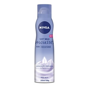 Mousse Hidratante Corporal Nivea Soft Milk Pele Seca 200Ml