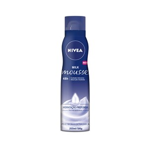 Mousse Hidratante Corporal Nivea Milk 200Ml