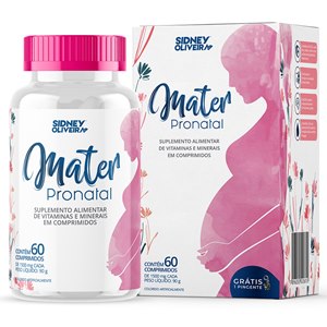 Mater Pro Natal Gestante - Sidney Oliveira - 60 Comprimidos