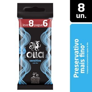 Preservativo Olla Sensitive - Leve 8 Pague 6